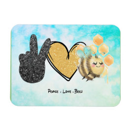 Íman Abelhas de amor à paz, bonitas