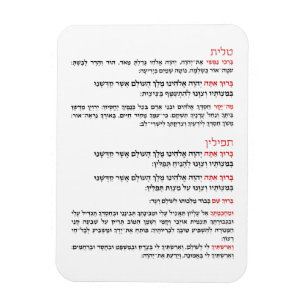Íman Abençoações hebraicas para Tallit e Tefillin