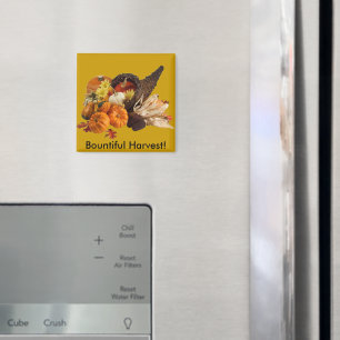 Íman Abençoada Colheita Colorida Cornucopia