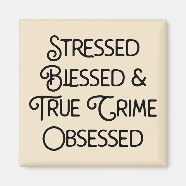 Íman Abençoado e verdadeiro crime obcecado (Frente)