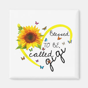 Íman Abençoado Ser Chamado Gigi Sunflower Gifts