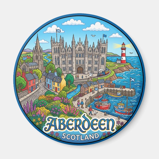 Íman Aberdeen Escócia (Frente)