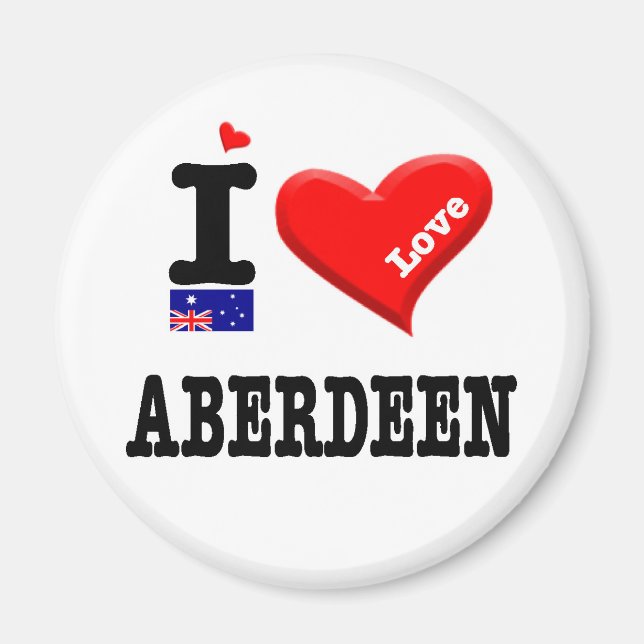 Íman ABERDEEN - Eu Amo (Frente)