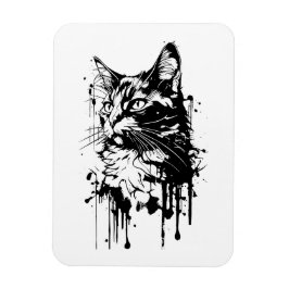Íman Abertura de Gato Preto e Branco