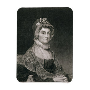 Íman Abigail Adams, gravado por G.F. Tempestade