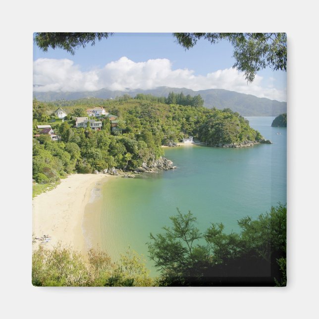 Íman Able Tasman NP, Nelson, Nova Zelândia. As muitas (Frente)