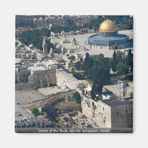 Íman Abóbada da rocha, cidade velha Jerusalem, Israel