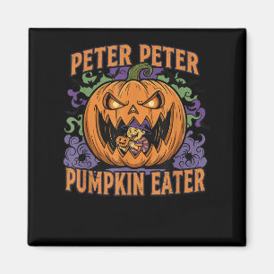 Íman Abóbora Assustadora do Peter Comedor de Halloween