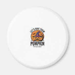 Íman Abóbora de Halloween Chapéu de Bruxa Engraçado Ass