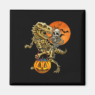 Íman Abóbora de Halloween de Dinossauro Esqueleto Para
