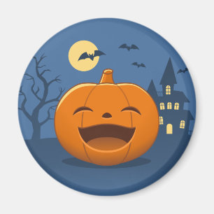 Íman Abóbora de Halloween Rindo
