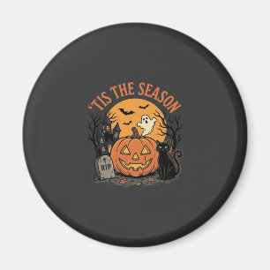 Íman Abóbora Engraçada Desenho de Trocadilho de Hallowe