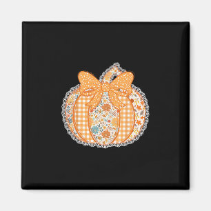 Íman Abóbora Remendada Vintage Arco Feminino Meninas Ou