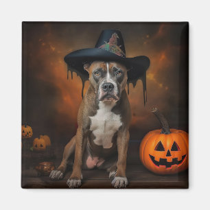 Íman Abóboras assustadoras de Halloween Staffordshire a