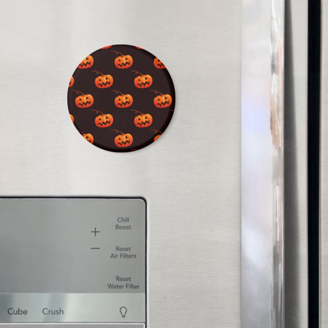Íman Abóboras de Halloween, Abóboras Laranjas Doces ou  (In Situ (Fridge))