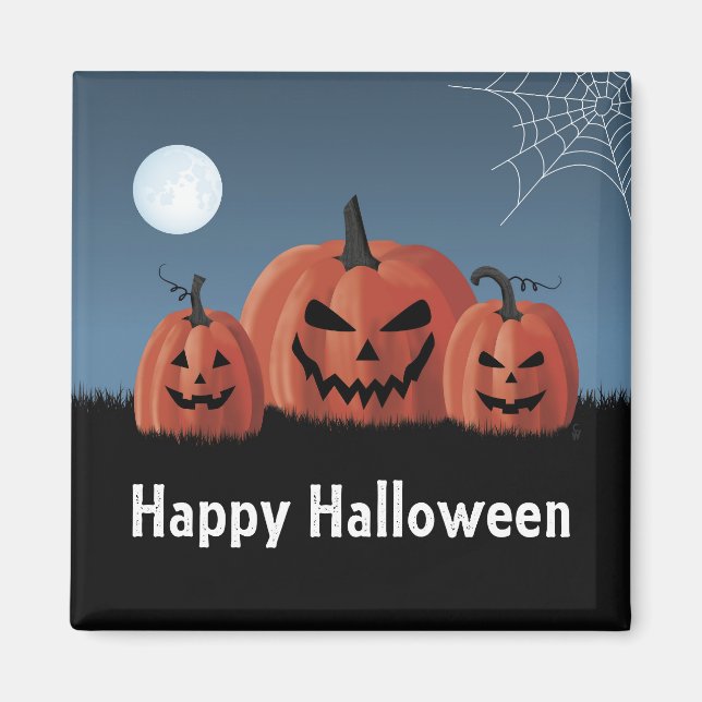 Íman Abóboras Halloween (Frente)
