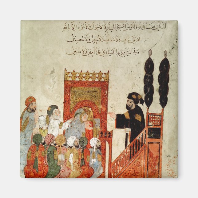 Íman Abou Zayd pregando na Mesquita (Frente)