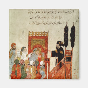 Íman Abou Zayd que preaching na mesquita