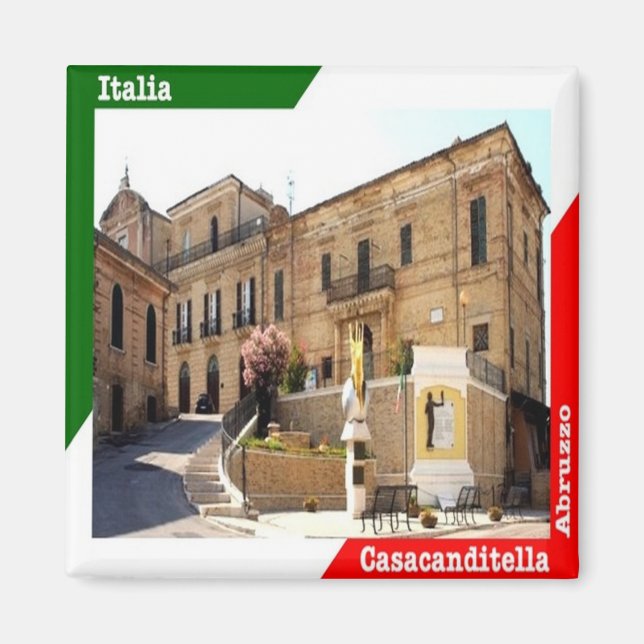 Íman ABR014 CASACANDITELLA, Abruzzo, Itália, frigorífic (Frente)