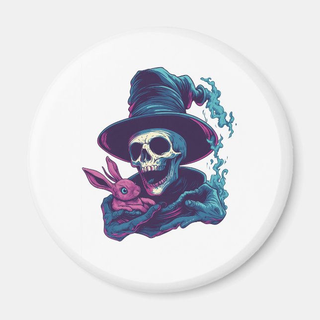 Íman Abra-Cadabra Bones � Funny Magic Skull (Frente)