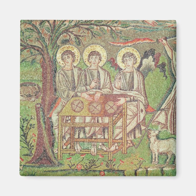 Íman Abraão com os anjos (mosaico) (Frente)