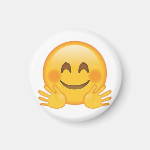 Íman Abraçando a cara - Emoji