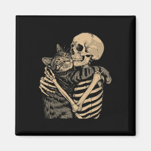 Íman Abraçando o Pai da mãe do gato do Dia das Bruxas