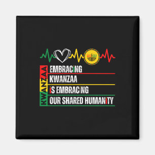 Íman Abraçar Kwanzaa É Nossa Humanidade Compartilhada Á