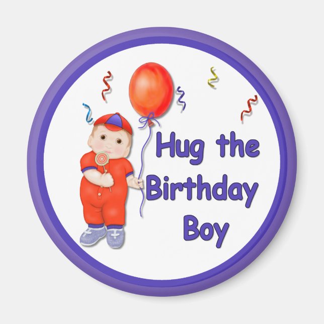 Íman Abraçar o menino de aniversário (Frente)