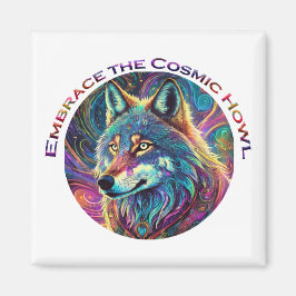 Íman Abrace o Lobo de Howl Cósmico