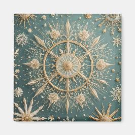 Íman Abraço do Ouro de inverno: Serenata com floco de n