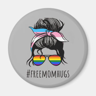 Íman Abraços Grátis da Mamãe IV - Arco-íris Transgay co