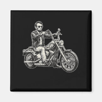 Íman Abraham Abe Lincoln Moto Americano Ciclista EUA