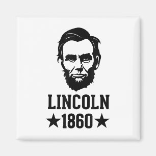 Íman Abraham Lincoln 1860 - Abe - America Sil