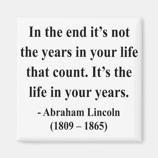 Íman Abraham Lincoln Cotação 2a (Frente)