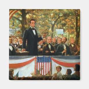 Íman Abraham Lincoln e Stephen A. Douglas