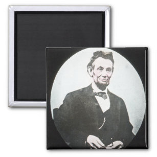 Íman Abraham Lincoln Vintage Magic Lantern Slide