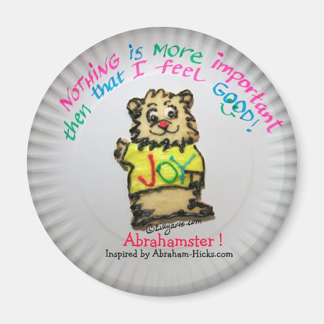 Íman Abrahamster Cookie Joy Magnet (Frente)