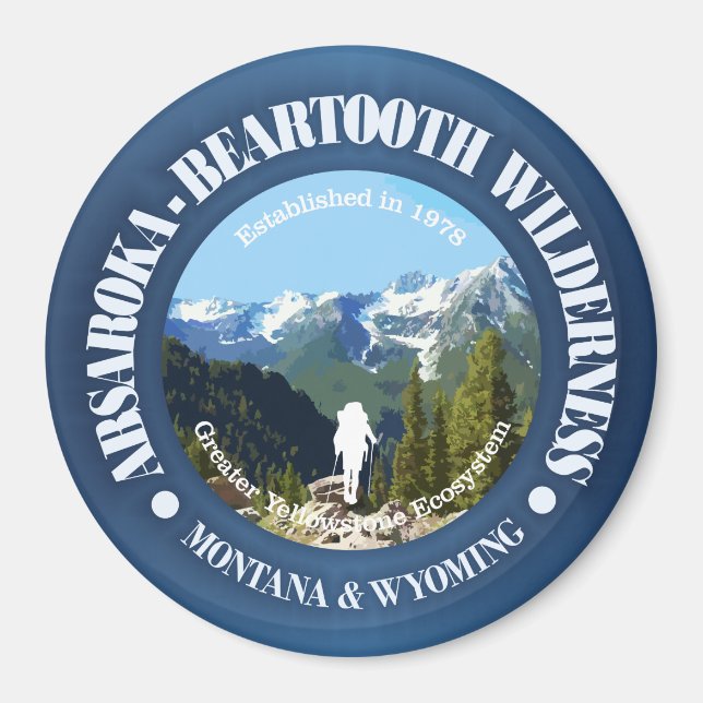 Íman Absaroka-Beartooth Wilderness (Frente)