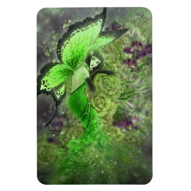 Íman Absinthe Fairy Fantasy Art Magnet (Vertical)