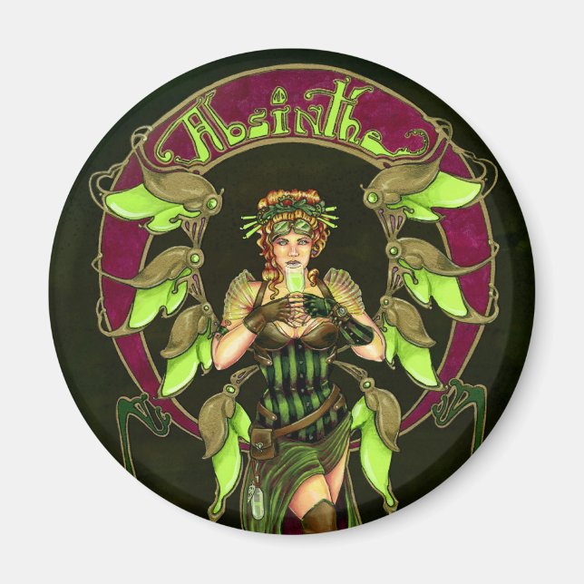Íman Absinthe Fairy Magnet (Frente)