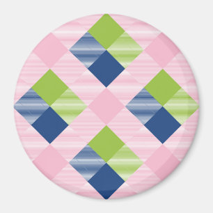 Íman Abstração Geométrica Quadrada 18