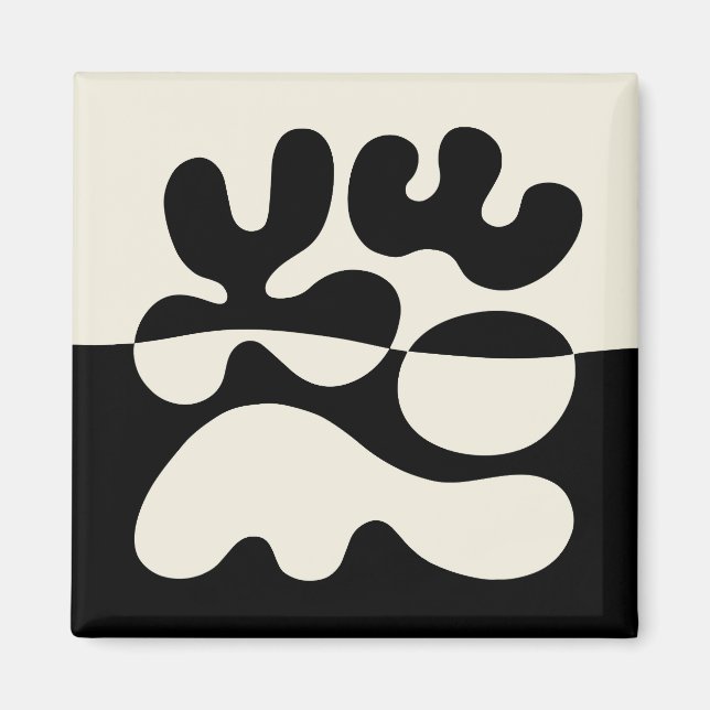 Íman Abstração Orgânica Moderna do meio século (Frente)