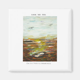 Íman Abstract Art Magnet  - “On the Path to Awareness”