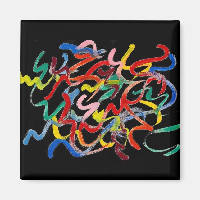 Íman Abstrato Art Magnet (Frente)