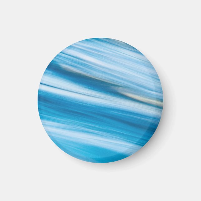 Íman Abstrato azul-marinho (Frente)