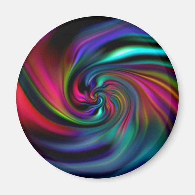 Íman Abstrato Background Spirals Soft I (Frente)