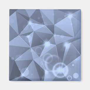 ÍMAN ABSTRATO BLUE CRYSTALS DIGITAL WALLPAPKGROUN