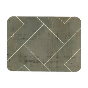 Íman Abstrato Blueprint com Formas Geométricas