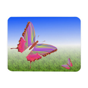 Íman Abstrato Butterflies Premium Magnet